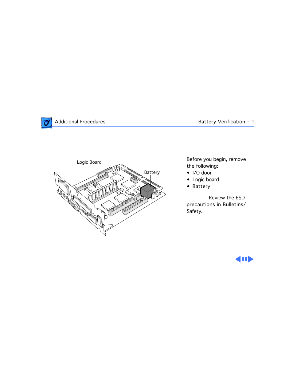 Battery verification | Apple Mac 5260/100 User Manual | Page 174 / 216