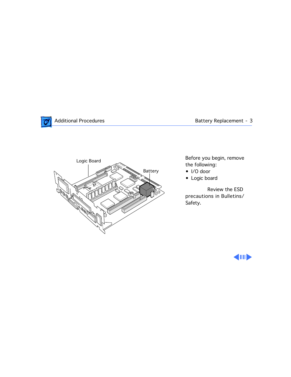 Battery replacement | Apple Mac 5260/100 User Manual | Page 176 / 216