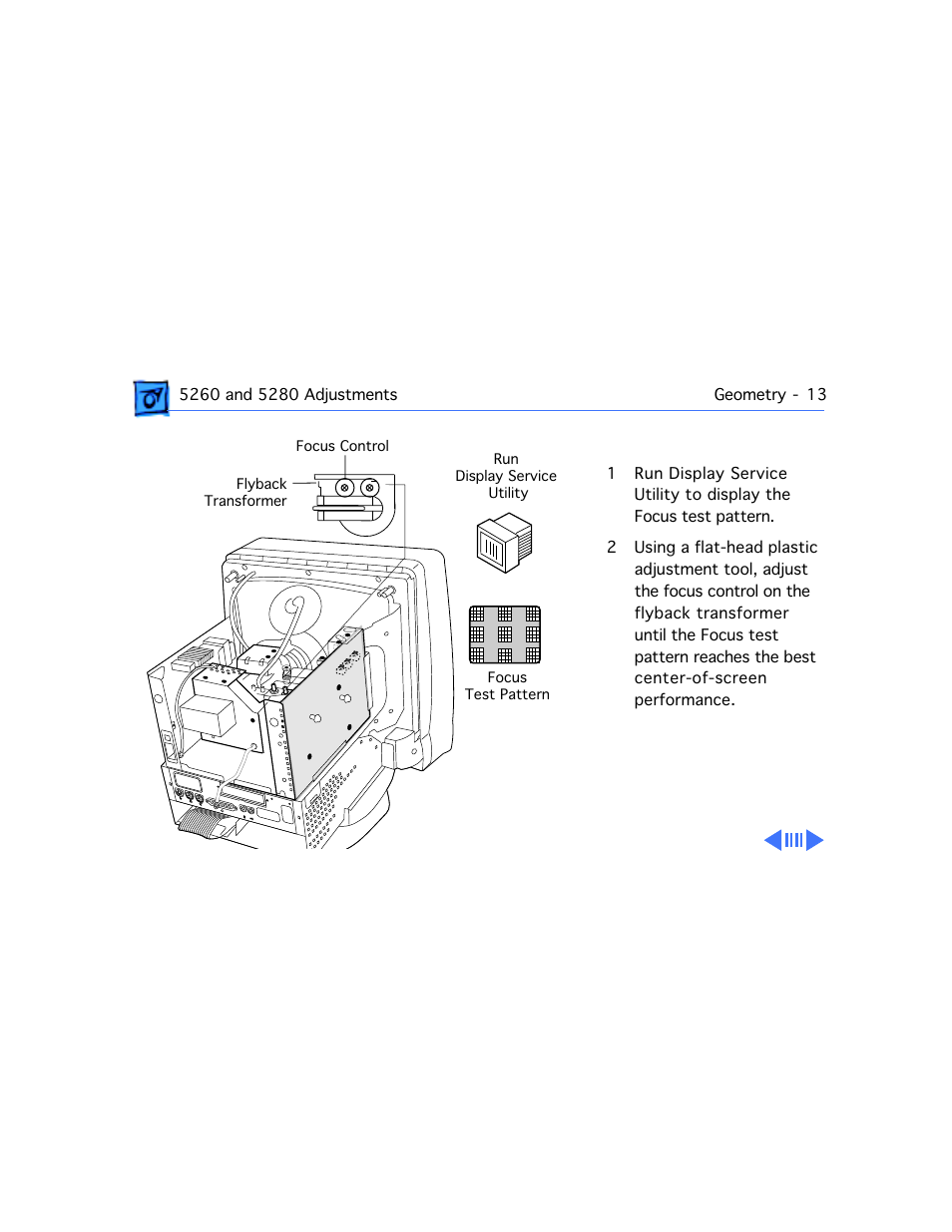 Focus | Apple Mac 5260/100 User Manual | Page 196 / 216