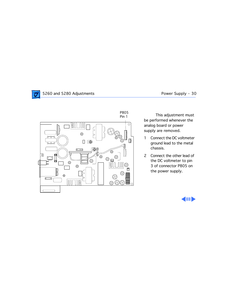 Power supply | Apple Mac 5260/100 User Manual | Page 213 / 216