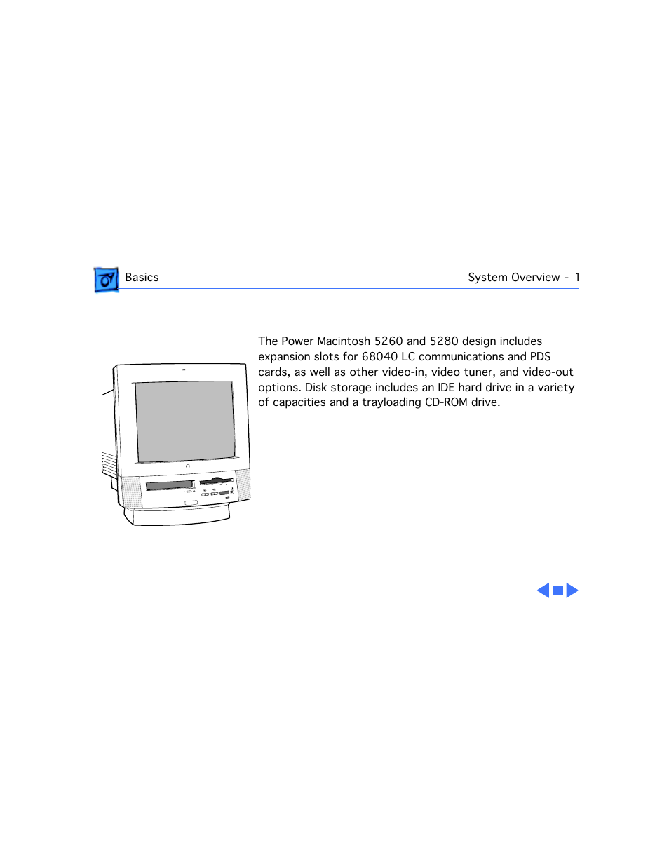 System overview | Apple Mac 5260/100 User Manual | Page 3 / 216