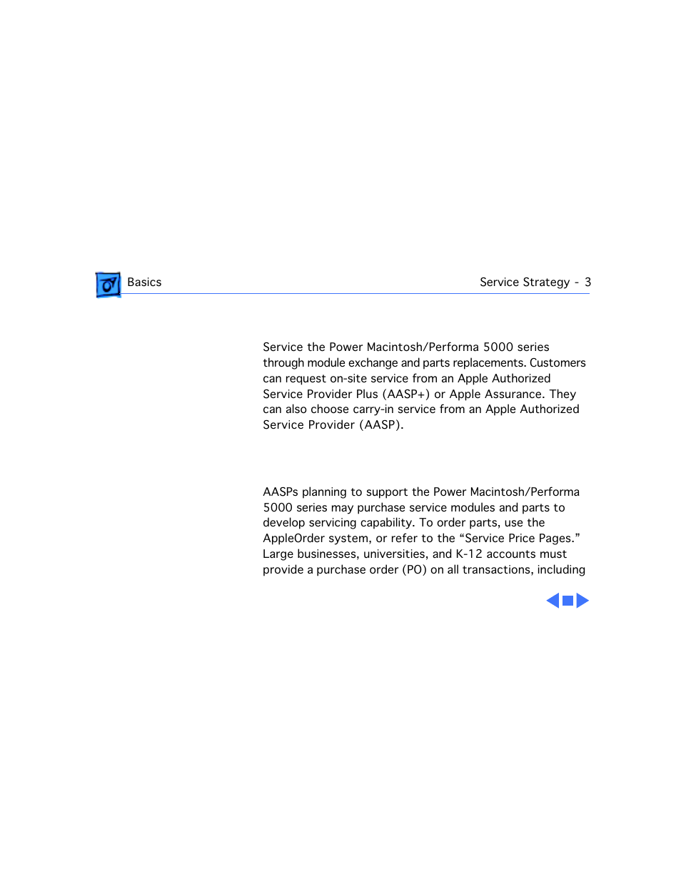 Service strategy, Ordering | Apple Mac 5260/100 User Manual | Page 5 / 216