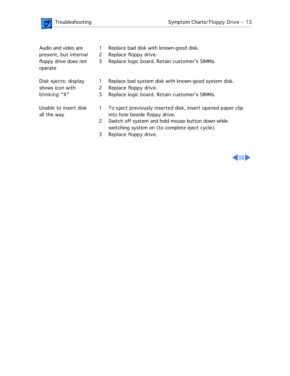 Floppy drive | Apple Mac 5260/100 User Manual | Page 60 / 216