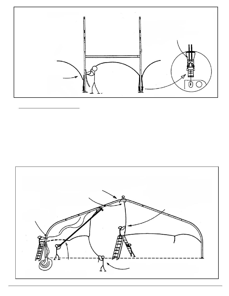 Tensioning of middle panels | Anchor ANCHORSPAN A 60FT-80FT User Manual | Page 21 / 38