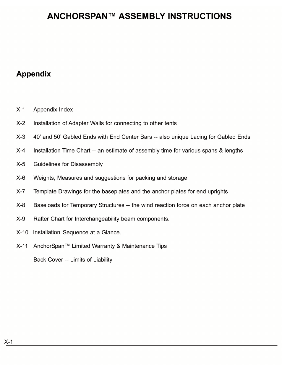 Anchor ANCHORSPAN A 60FT-80FT User Manual | Page 27 / 38