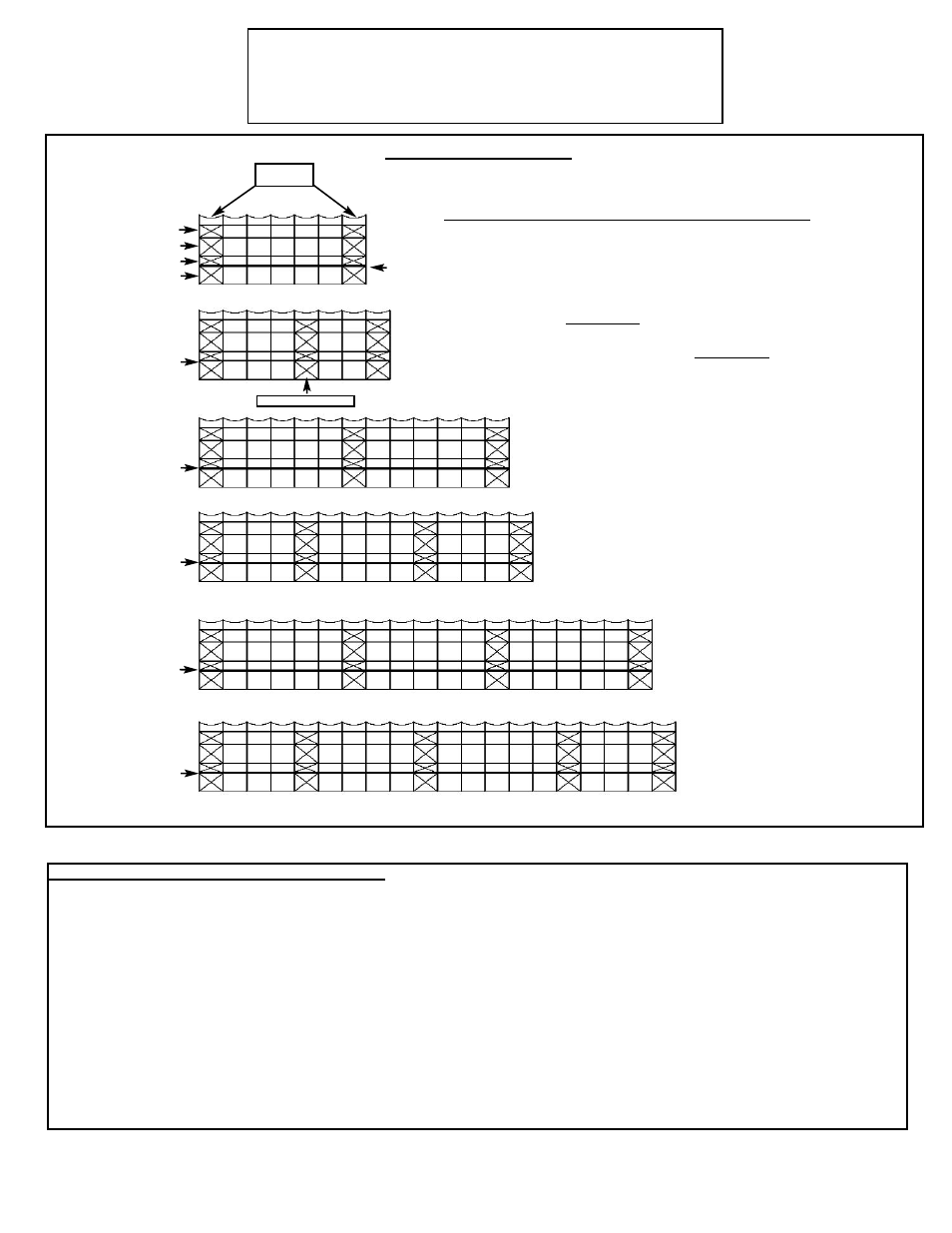 X-cabling general information, Side views shown, Engineering rules for proper x-cabling | Anchor ANCHORSPAN A 60FT-80FT User Manual | Page 3 / 38