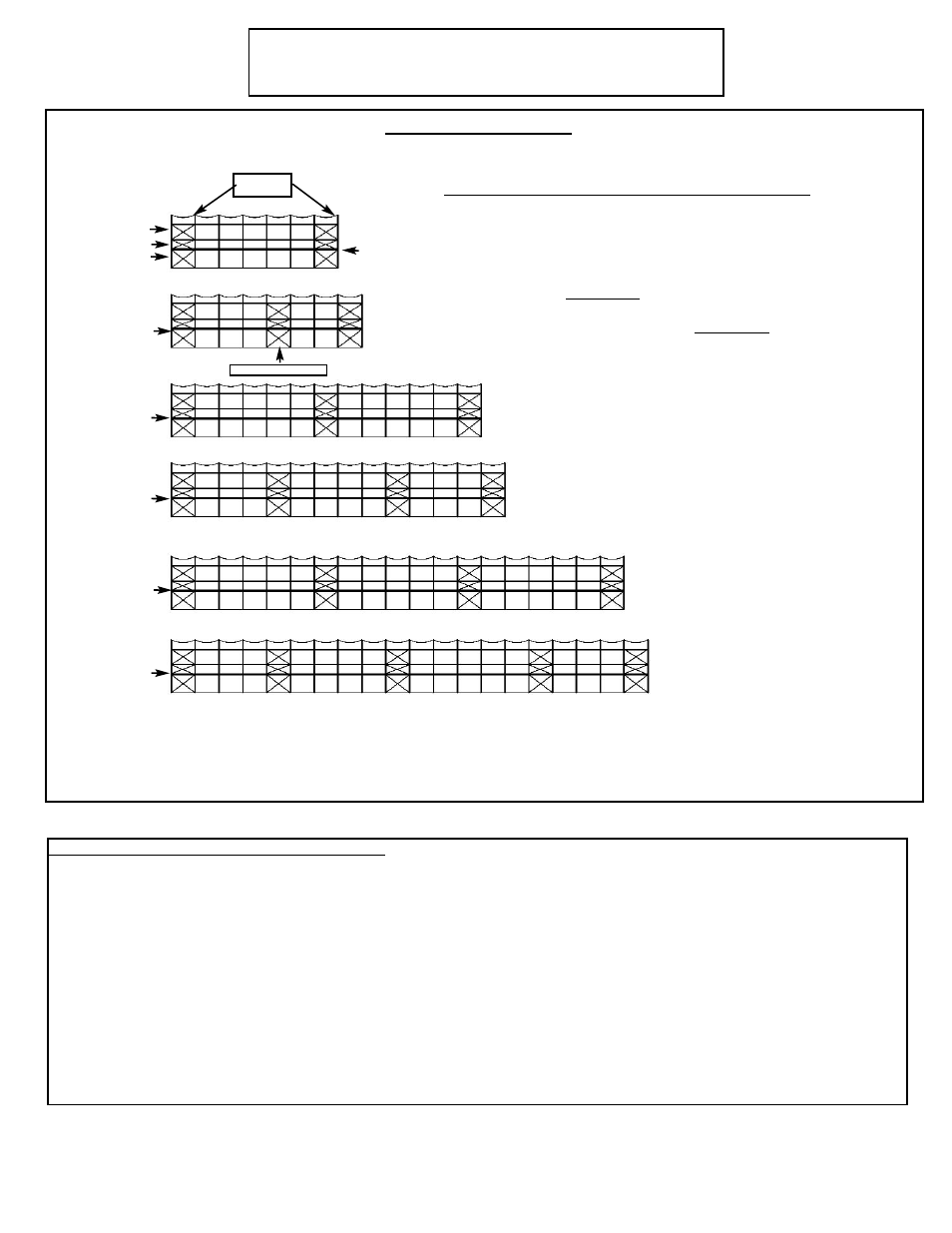 X-cabling general information, Side views shown, Engineering rules for proper x-cabling | Anchor ANCHORSPAN A 60FT-80FT User Manual | Page 4 / 38
