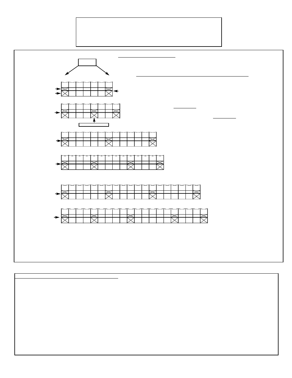 X-cabling general information, Side views shown, Engineering rules for proper x-cabling | Anchor ANCHORSPAN A 60FT-80FT User Manual | Page 5 / 38