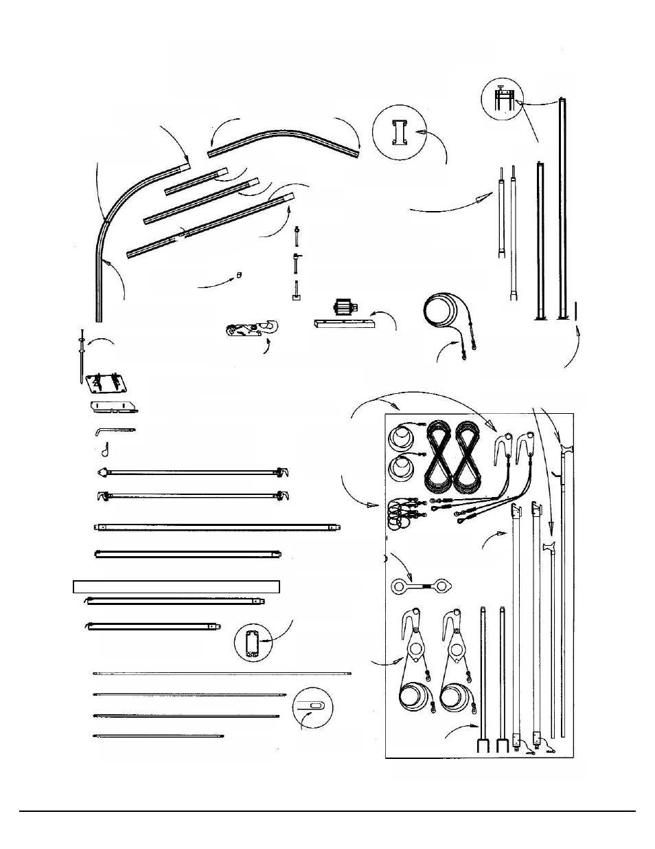 A” anchorspan™ component illustrations | Anchor ANCHORSPAN A 60FT-80FT User Manual | Page 8 / 38