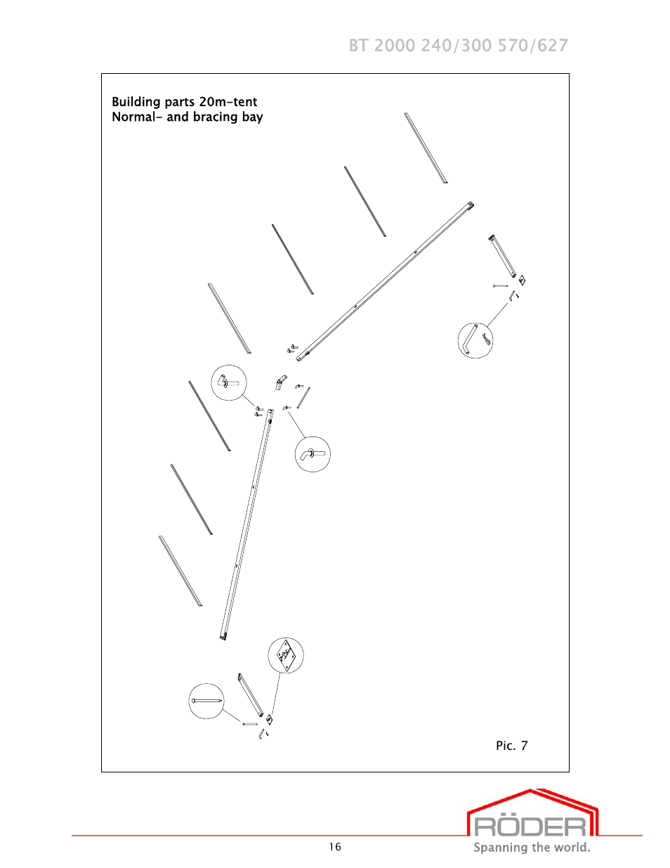 Anchor EVENT SERIES - PROFILE SIZE: 20M - 220X100X4 - 3M UPRIGHTS User Manual | Page 17 / 47