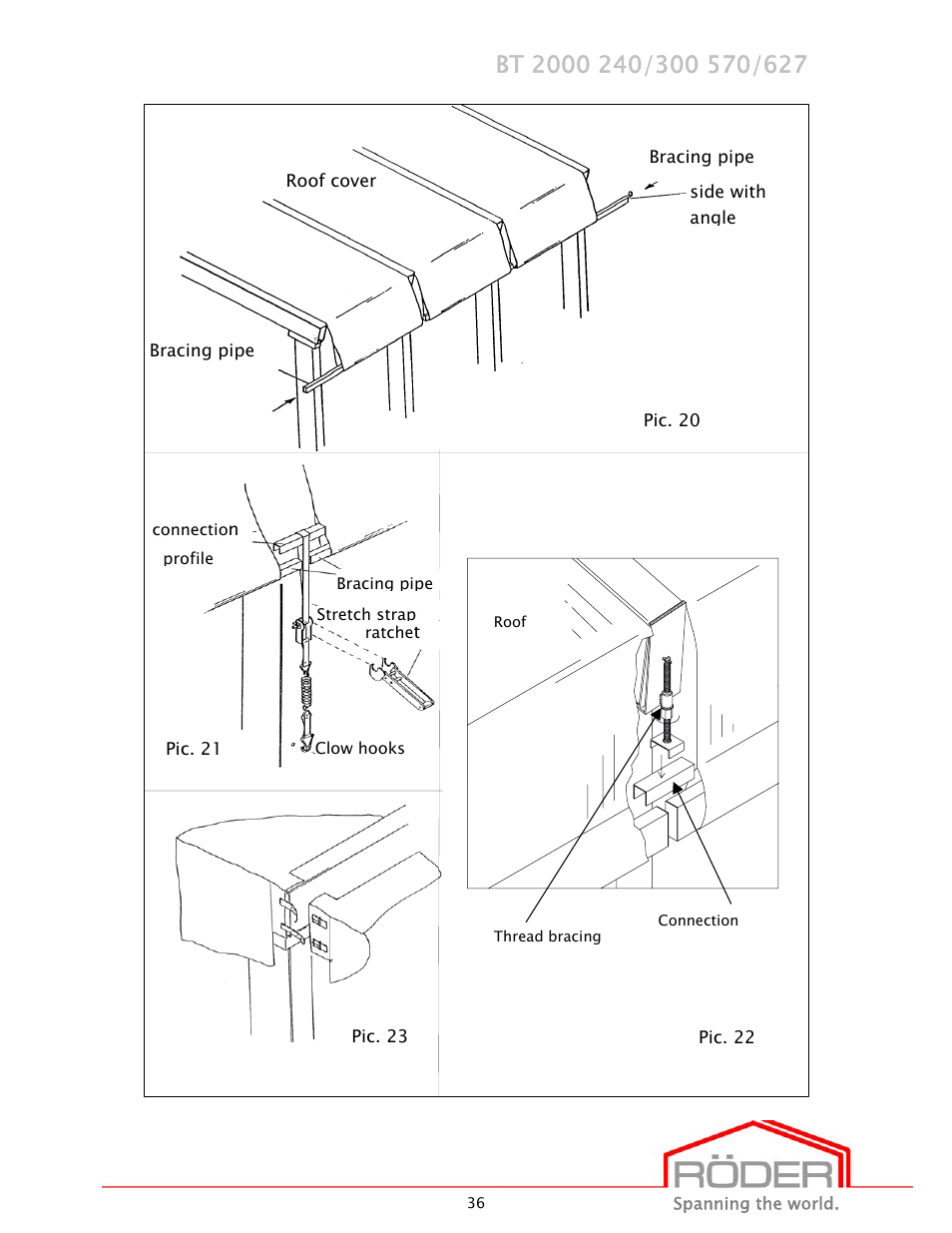 Anchor EVENT SERIES - PROFILE SIZE: 20M - 220X100X4 - 3M UPRIGHTS User Manual | Page 37 / 47