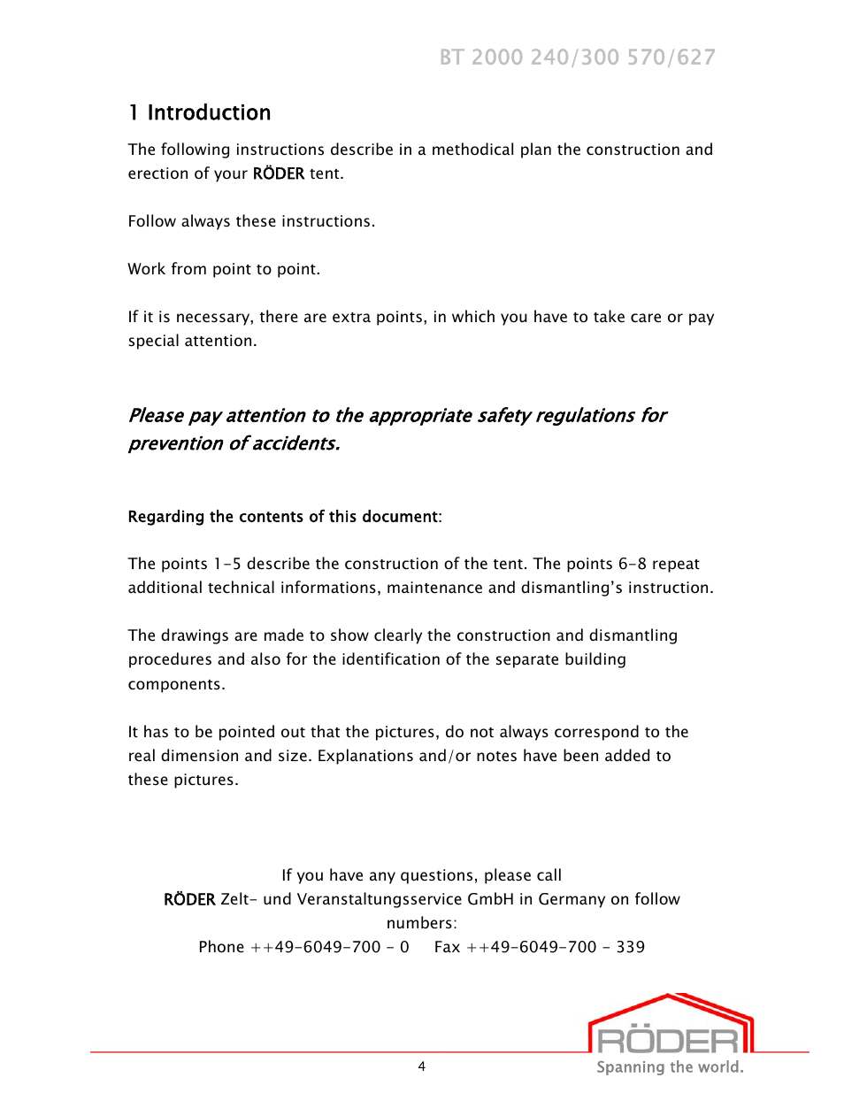 1 introduction | Anchor EVENT SERIES - PROFILE SIZE: 20M - 220X100X4 - 3M UPRIGHTS User Manual | Page 5 / 47
