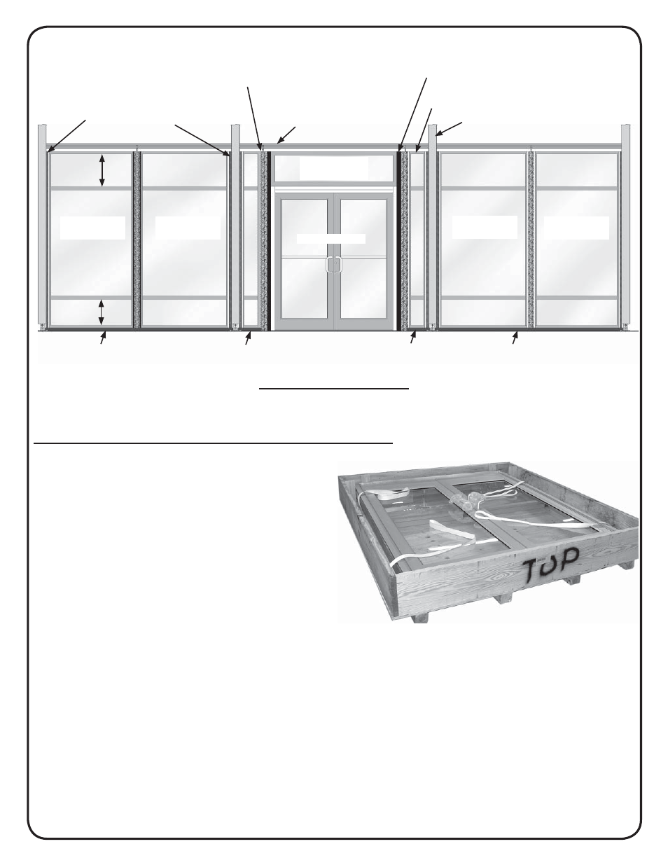 Anchor EVENT SERIES - PROFILE SIZE: 220MM X 100MM, INSTRUCTION SUPPLEMENT - AMBASSADOOR AND HARDWALL INSTALLATION User Manual | 4 pages