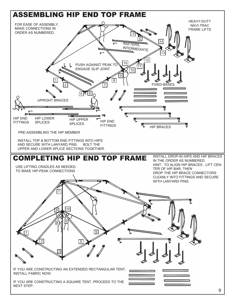 Anchor NAVI-TRAC 50 WIDE HIP-END User Manual | Page 9 / 21