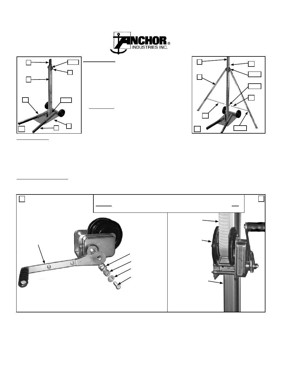 Anchor NAVI-TRAC FRAME LIFT User Manual | 2 pages