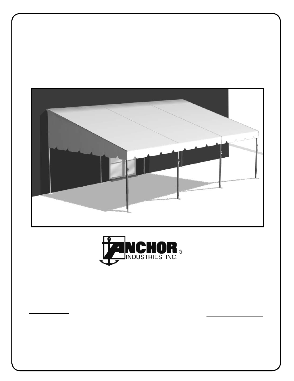 Anchor NAVI-TRAC LITE PAVILLION - 12 TO 24 User Manual | 16 pages