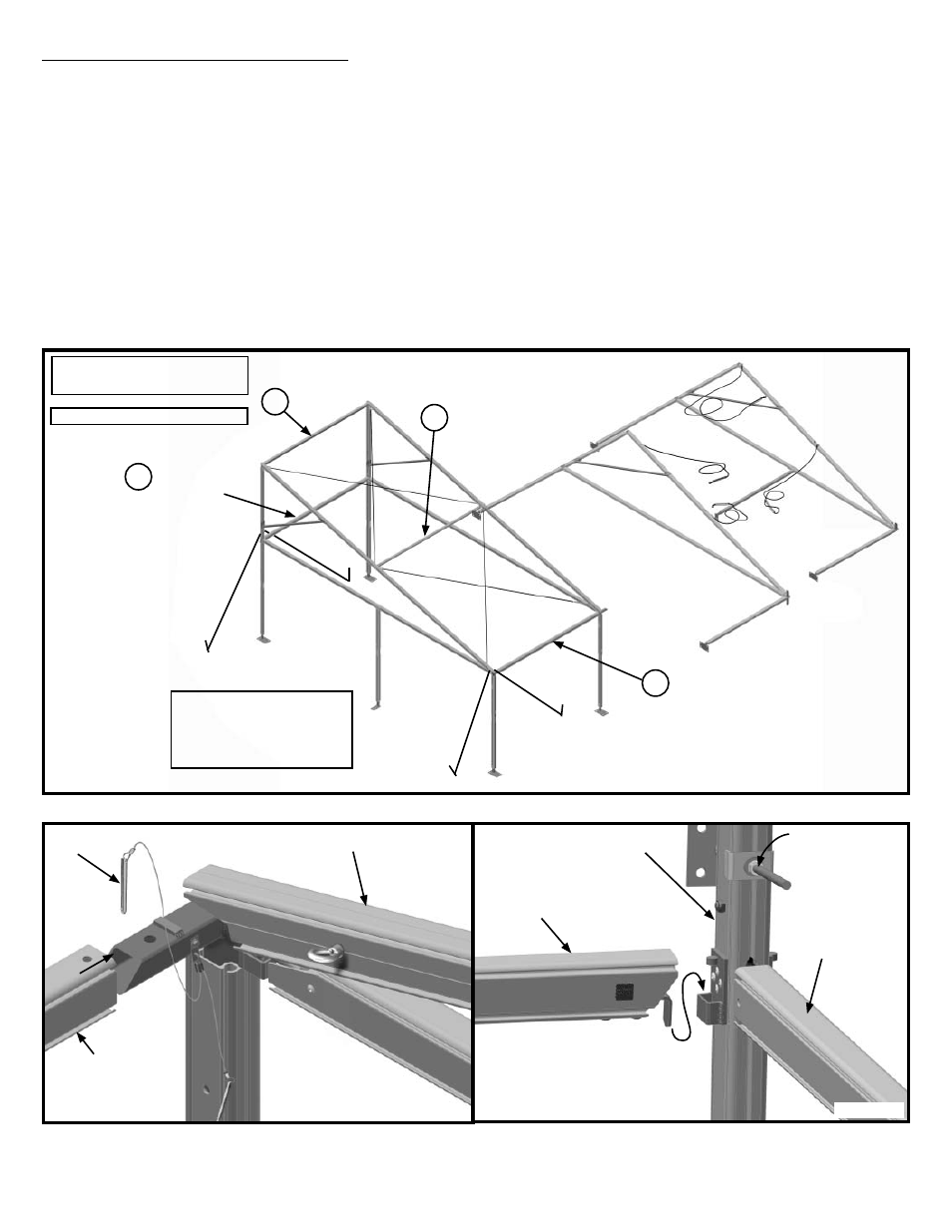 Step 4 - joining beam arches | Anchor NAVI-TRAC LITE PAVILLION - 12 TO 24 User Manual | Page 10 / 16