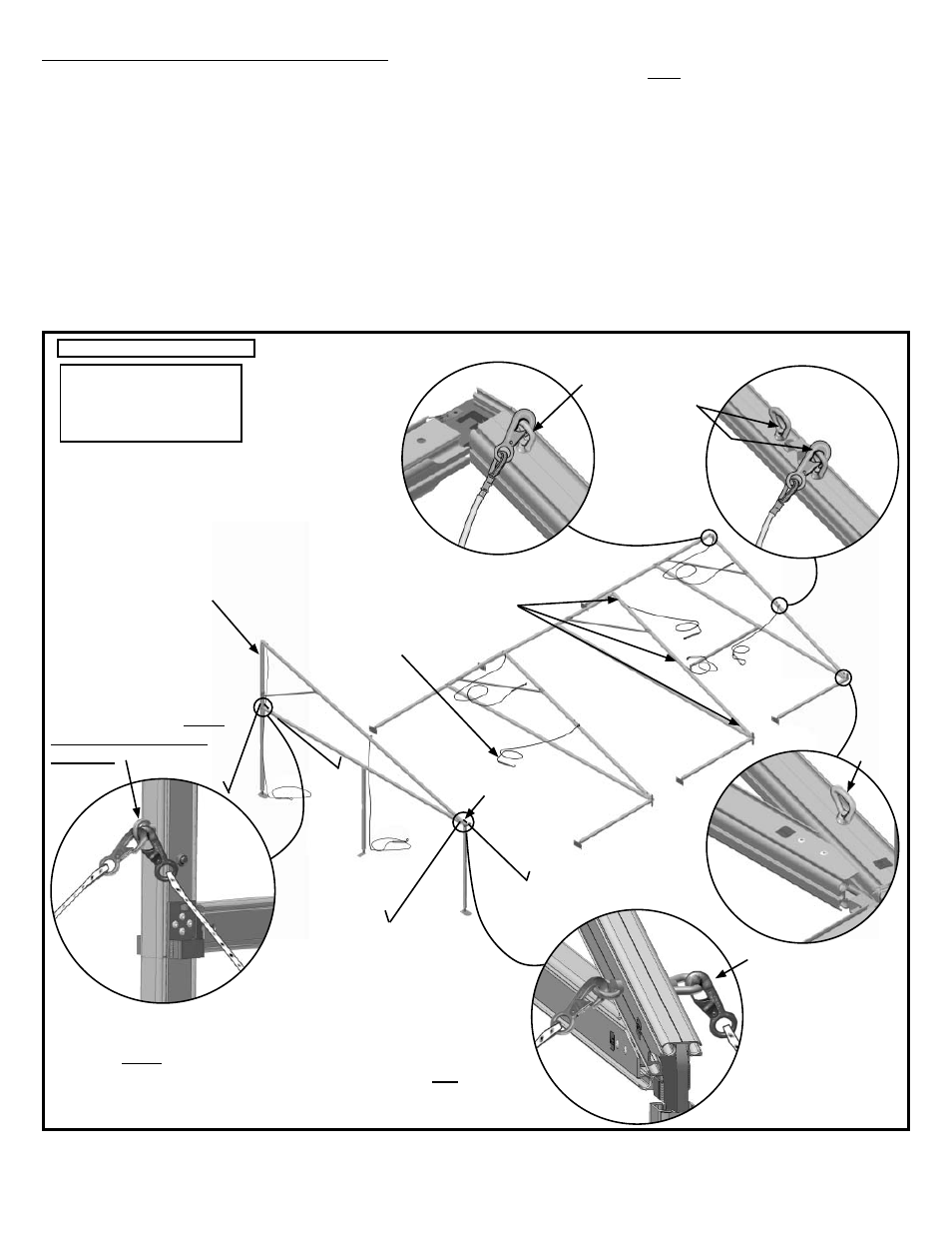 Step 3 - raising the beam arches | Anchor NAVI-TRAC LITE PAVILLION - 12 TO 24 User Manual | Page 8 / 16