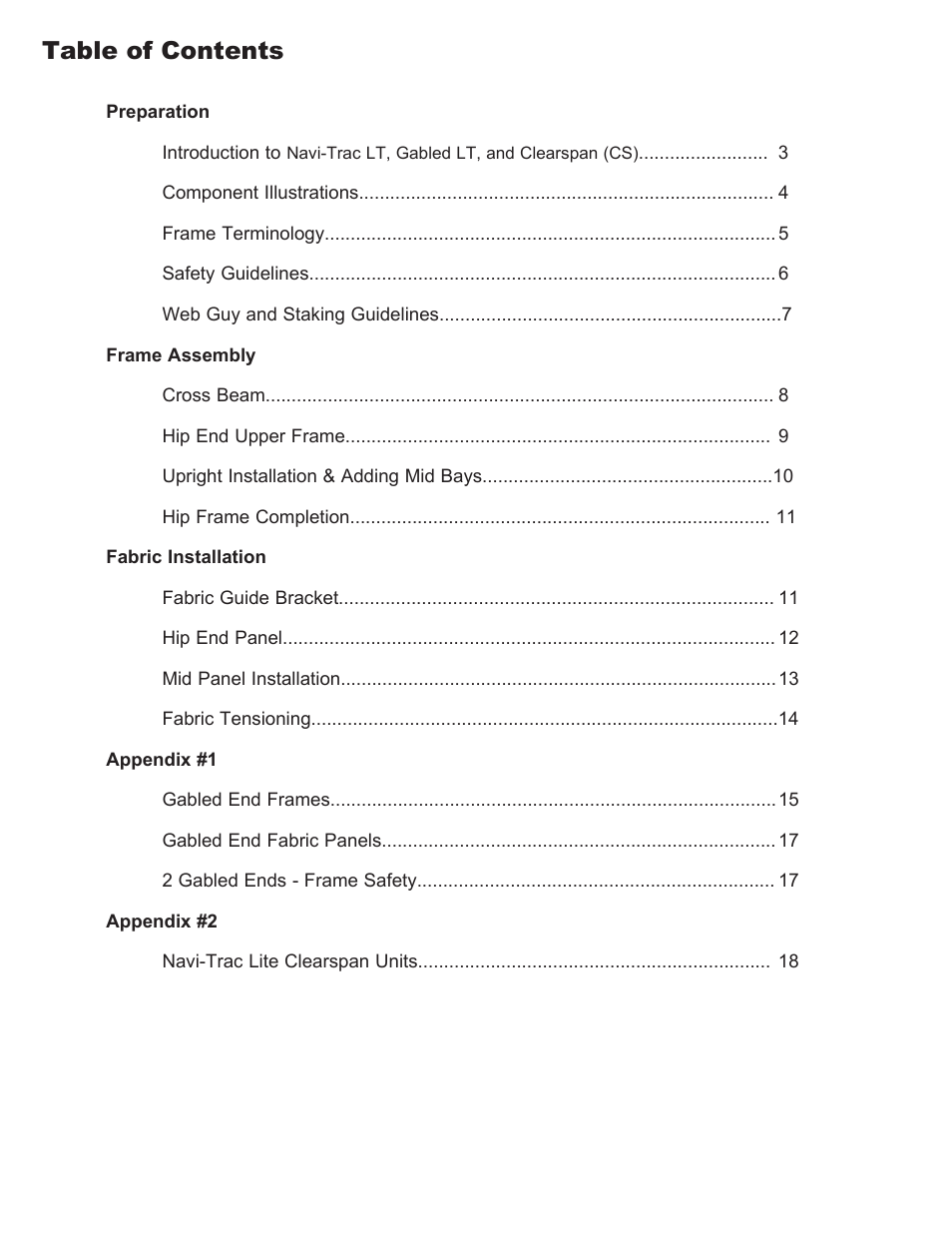 Anchor NAVI-TRAC LITE 30 WIDE User Manual | Page 2 / 20