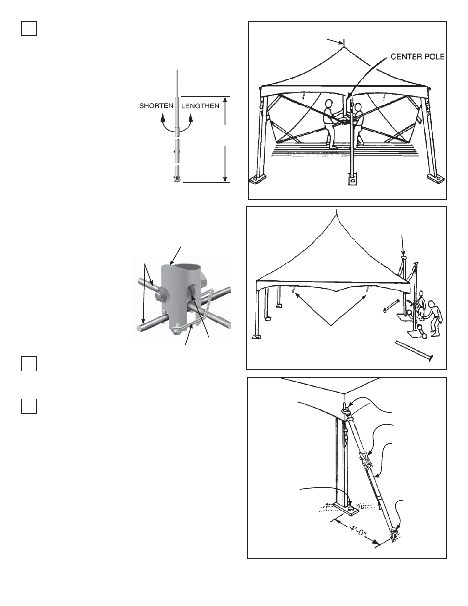 Anchor CENTURY FRAME TENTS 30X30 WITH OPTIONAL WALLS User Manual | Page 5 / 8