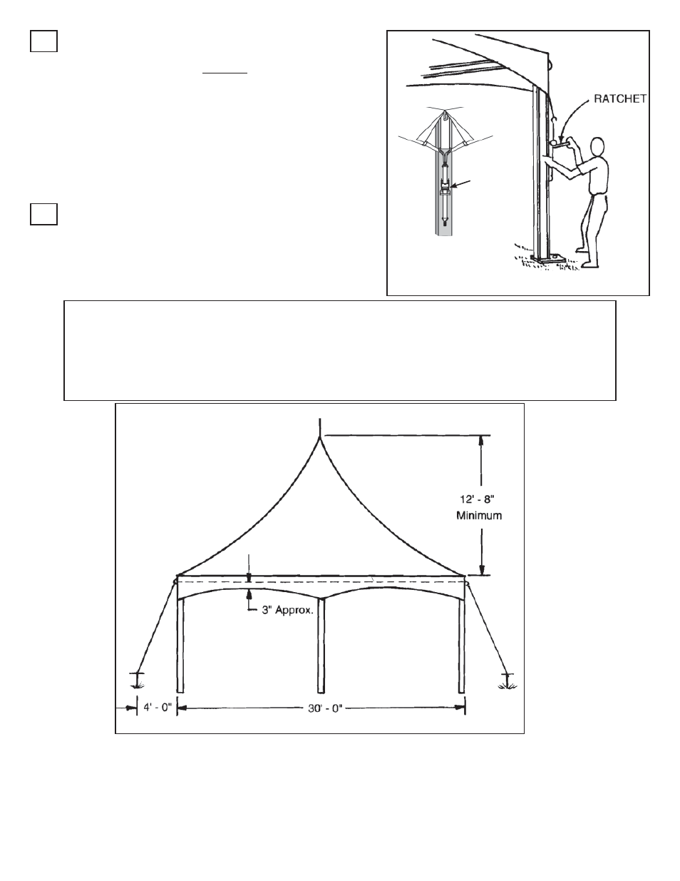 14 important | Anchor CENTURY FRAME TENTS 30X30 WITH OPTIONAL WALLS User Manual | Page 7 / 8