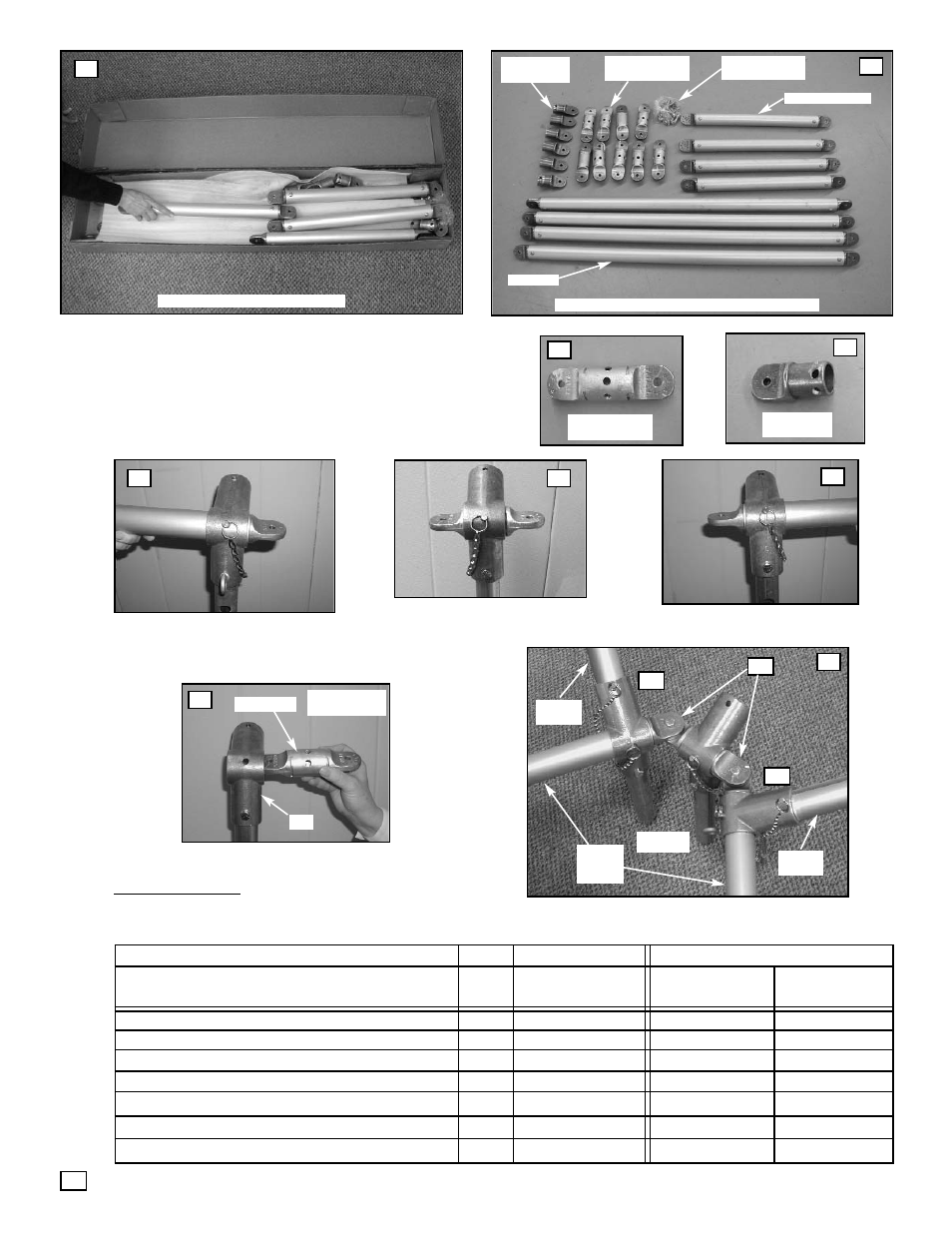 Anchor FIESTA MARQUEE ROUND CORNER KITS User Manual | Page 2 / 4
