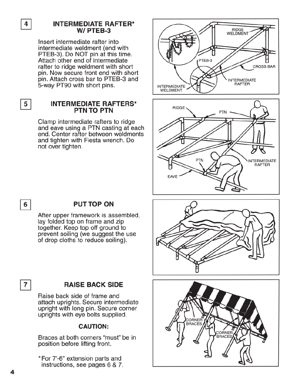 Anchor FIESTA PAVILION 10, 12 & 14 WIDE X 15 LENGTH User Manual | Page 4 / 8