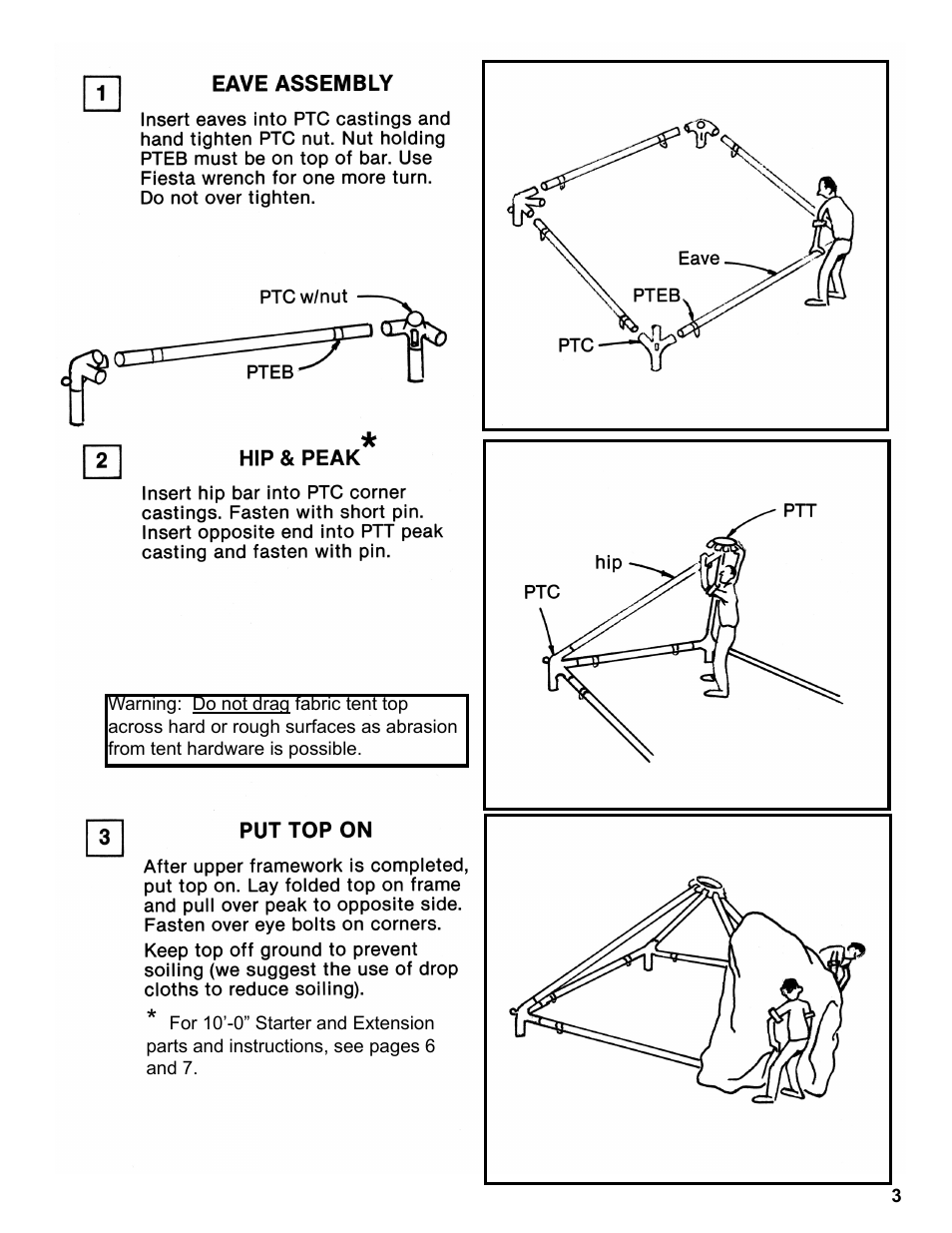 Anchor FIESTA FRAME TENT 8-16 User Manual | Page 3 / 8