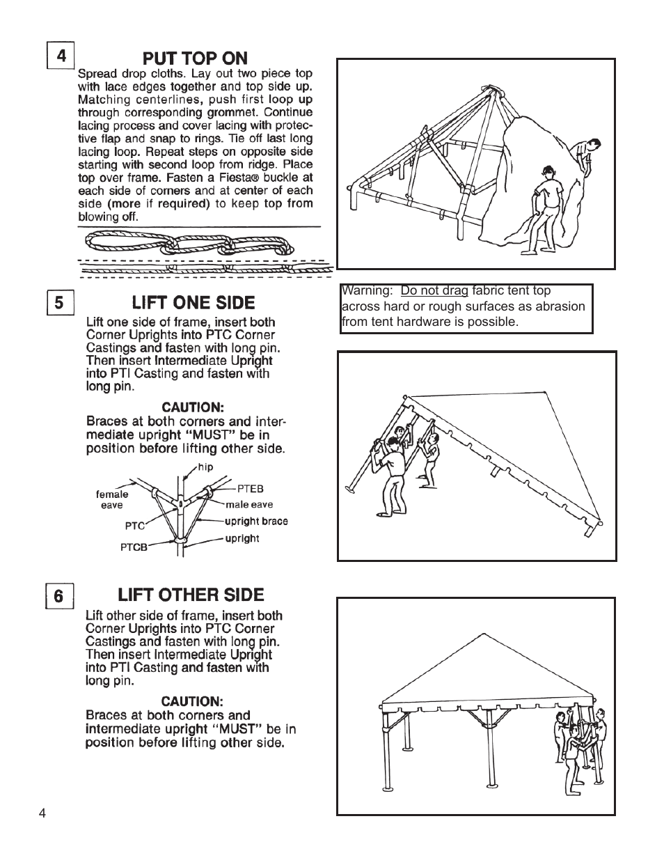 Anchor FIESTA FRAME TENT 24-30 User Manual | Page 4 / 8