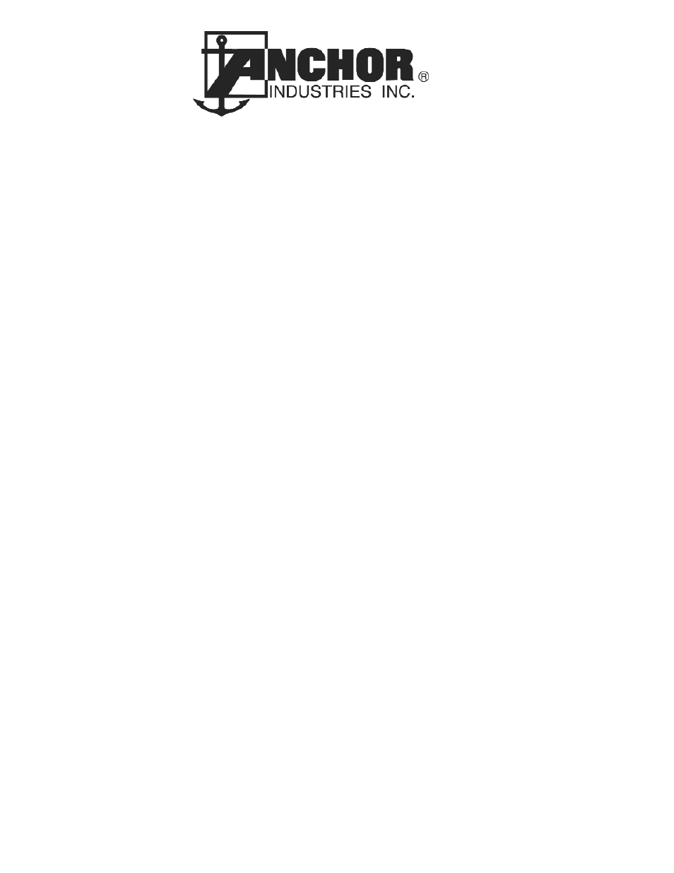 Phone number, Fax number | Anchor FIESTA FRAME TENT 40 PLUS II RETROFIT User Manual | Page 5 / 5