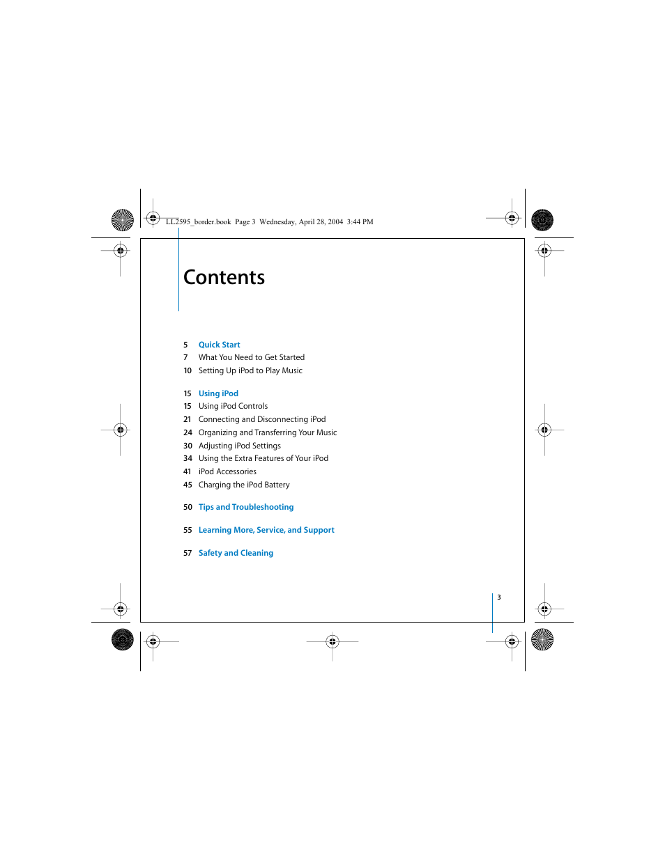 Apple iPod User Manual | Page 3 / 64