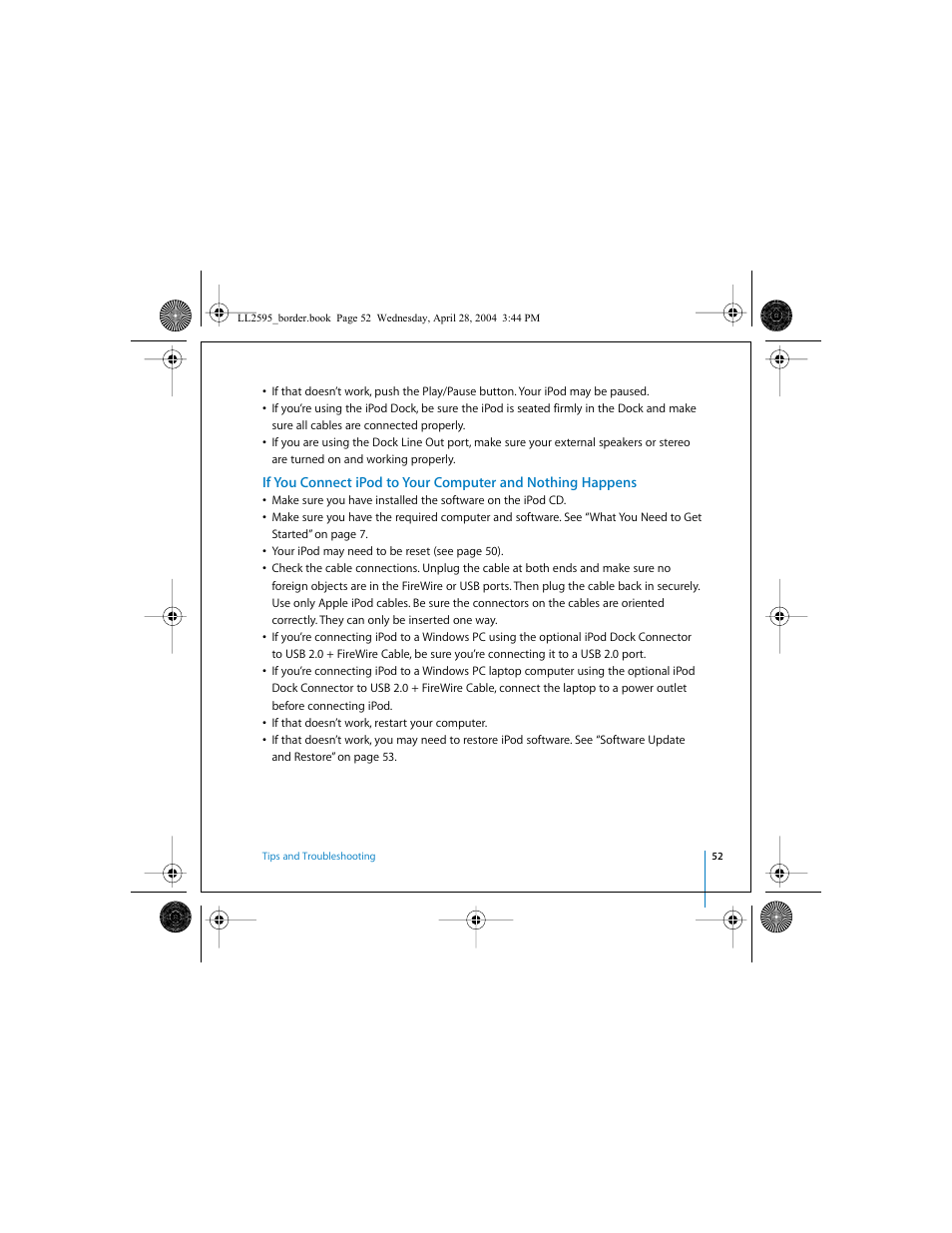 Apple iPod User Manual | Page 52 / 64