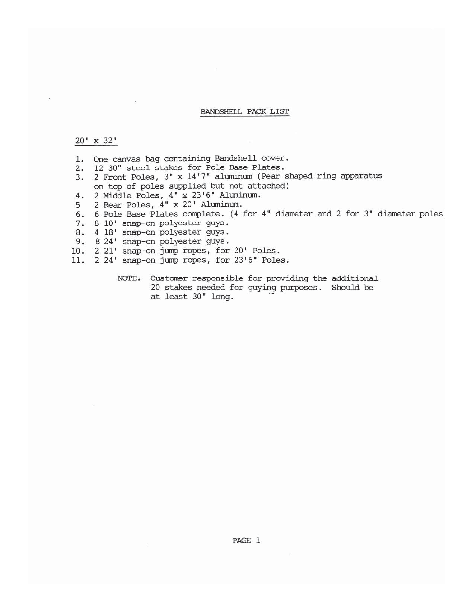 Anchor BANDSHELLS 20X32 User Manual | Page 3 / 13
