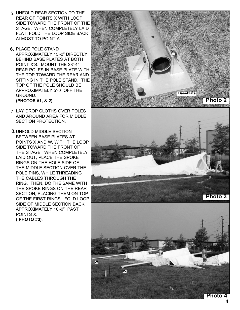Photo 2 photo 4, Photo 3 | Anchor BANDSHELLS 40X40 User Manual | Page 5 / 12