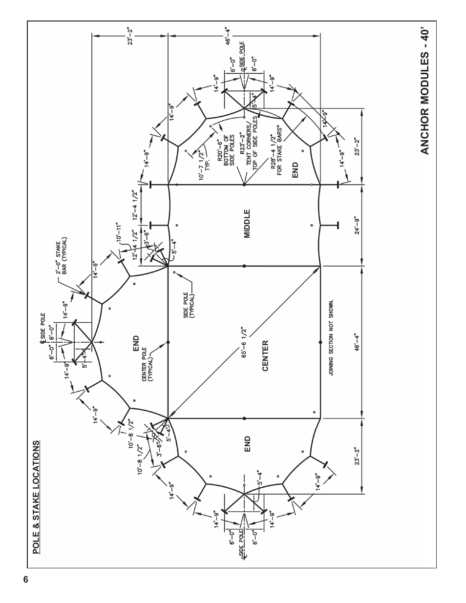 Anchor modules - 40 | Anchor MODULES 30’, 40’ AND 60’ WIDE SYSTEMS User Manual | Page 6 / 8