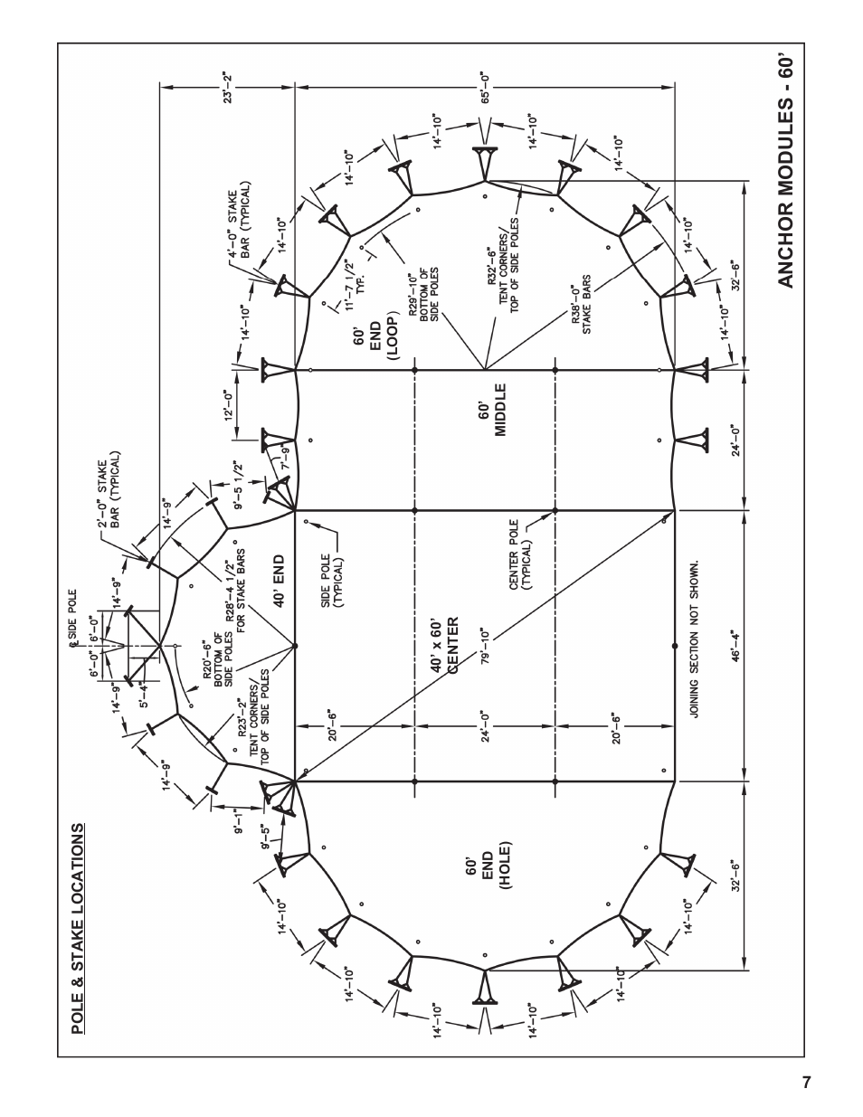 Anchor modules - 60 | Anchor MODULES 30’, 40’ AND 60’ WIDE SYSTEMS User Manual | Page 7 / 8