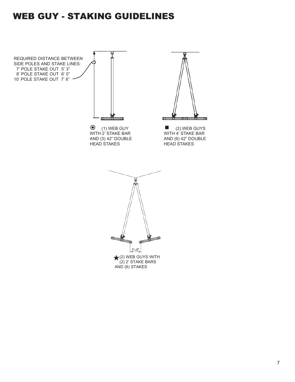 Web guy - staking guidelines | Anchor CENTURY 80 WIDE User Manual | Page 7 / 12