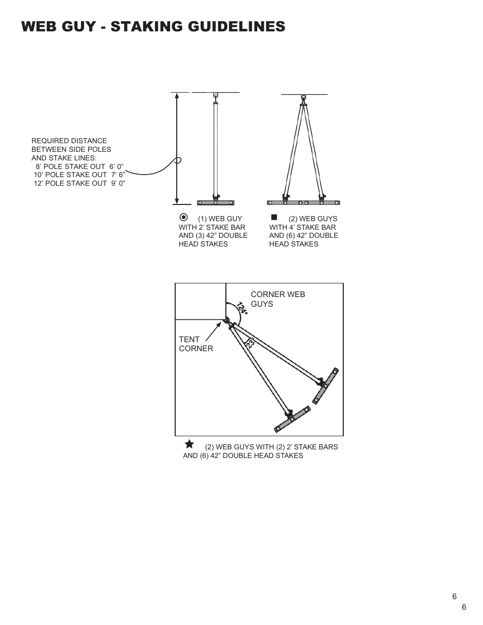 Web guy - staking guidelines | Anchor CENTURY 100 WIDE, ONE-PIECE User Manual | Page 6 / 14