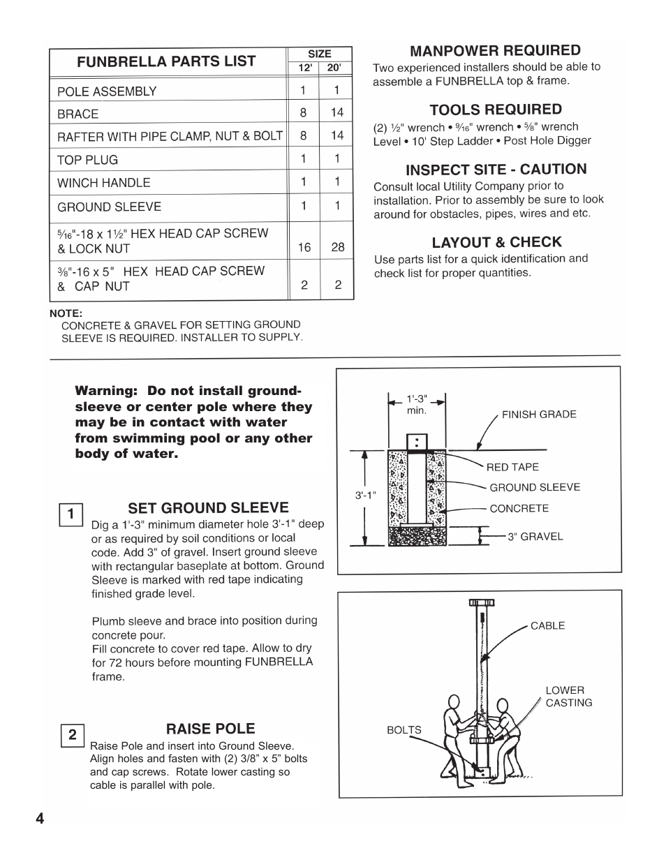 Anchor FUNBRELLA SHARK User Manual | Page 4 / 8