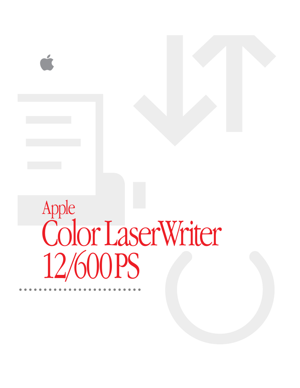 Apple ColorLaserWriter 12/600PS User Manual | 377 pages