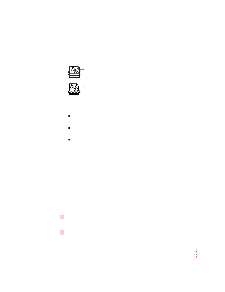 Switching between printers, Select the printer using its desktop printer icon | Apple ColorLaserWriter 12/600PS User Manual | Page 186 / 377