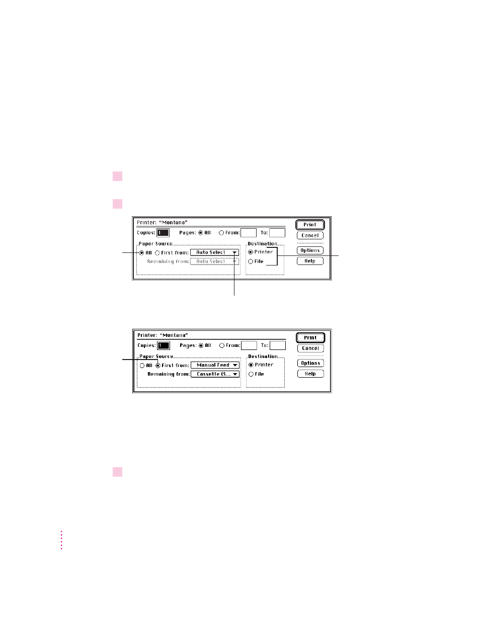 Printing documents | Apple ColorLaserWriter 12/600PS User Manual | Page 189 / 377