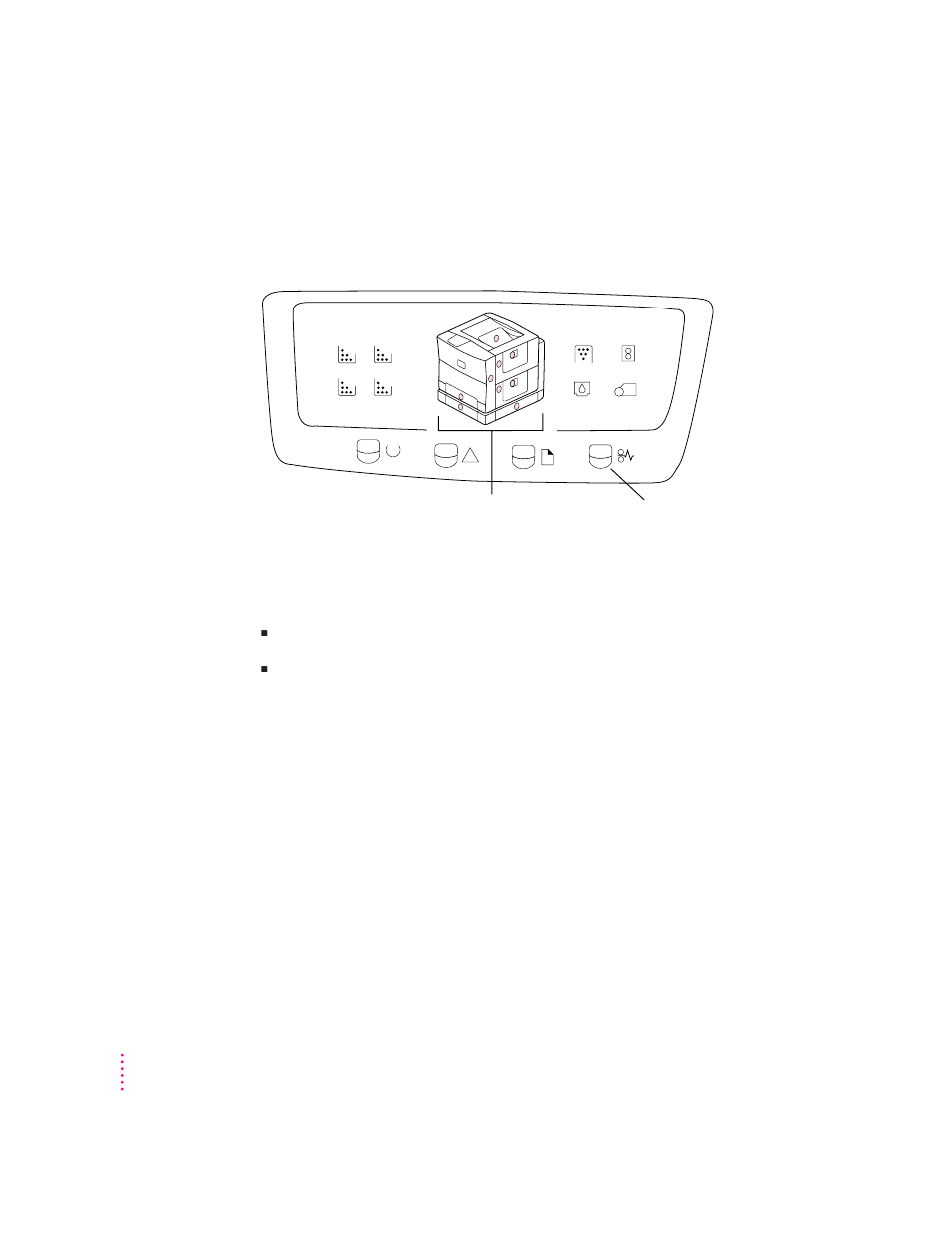 Checking the indicator lights for paper jams | Apple ColorLaserWriter 12/600PS User Manual | Page 251 / 377