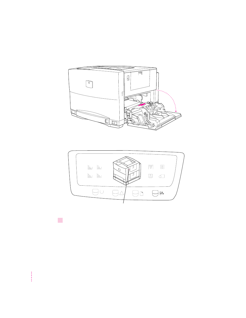 Clearing paper from the fuser | Apple ColorLaserWriter 12/600PS User Manual | Page 257 / 377