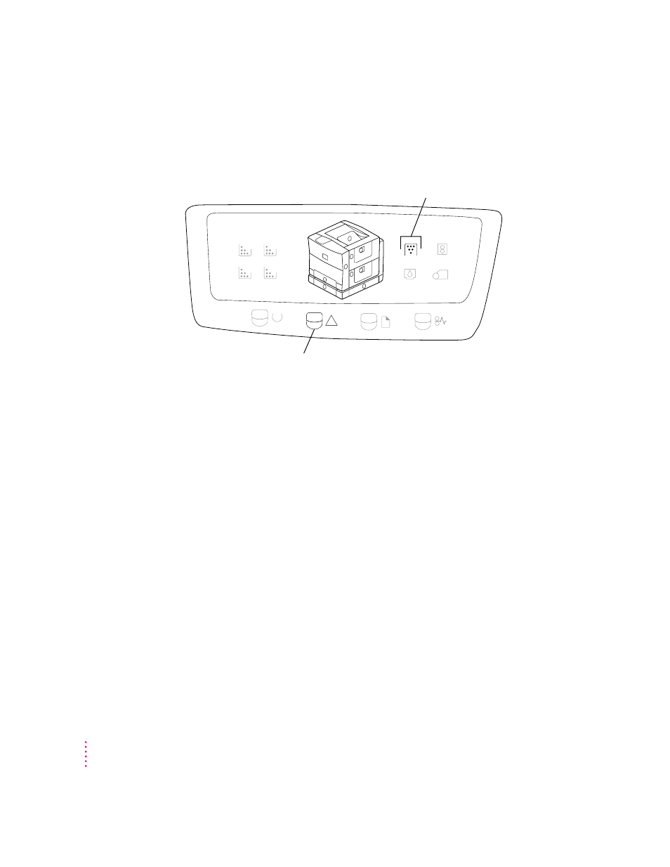 Toner disposal box is full | Apple ColorLaserWriter 12/600PS User Manual | Page 350 / 377