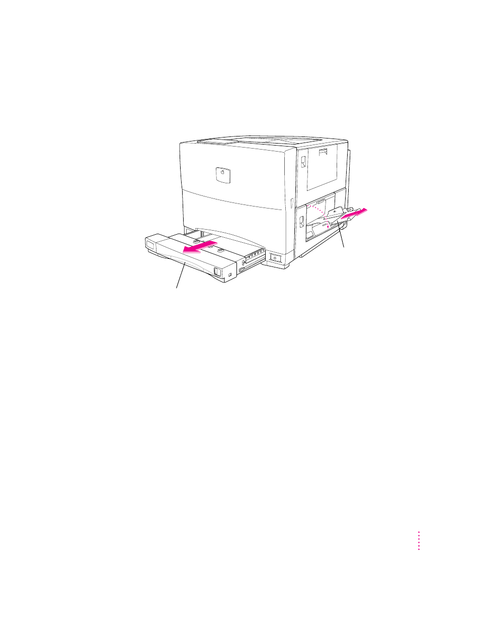 Loading paper into the paper cassette | Apple ColorLaserWriter 12/600PS User Manual | Page 50 / 377