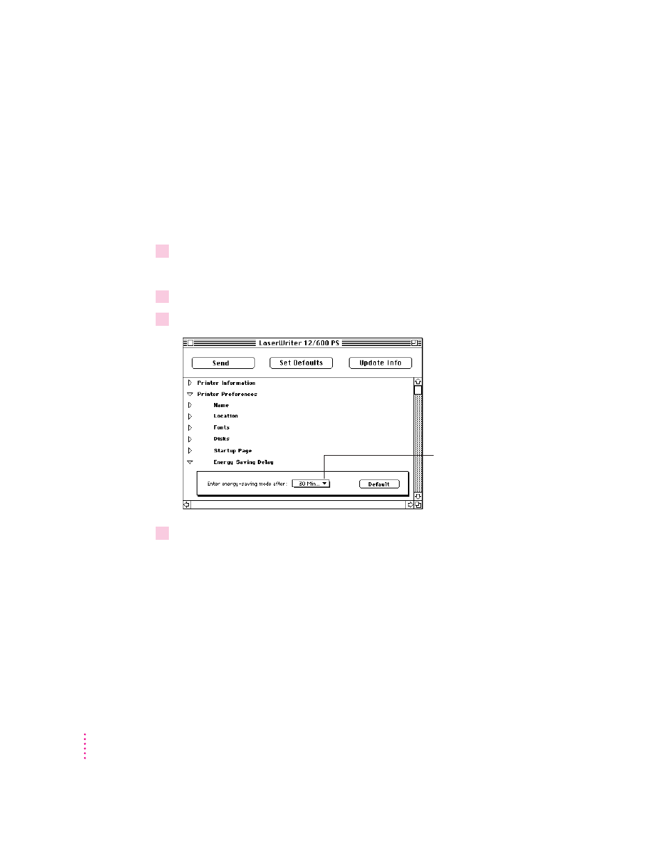 Conserving energy | Apple ColorLaserWriter 12/600PS User Manual | Page 85 / 377