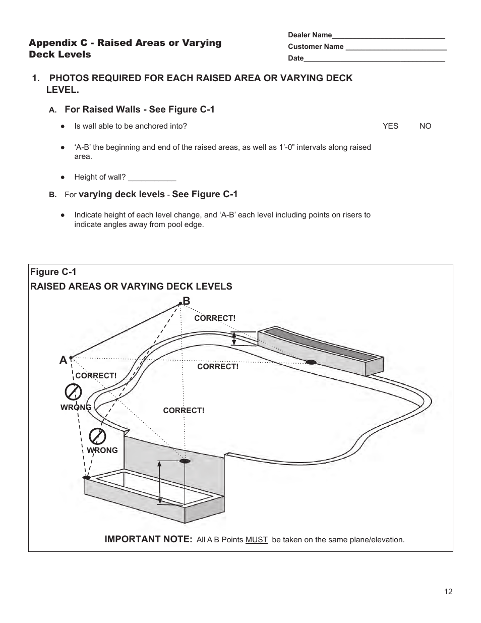 Anchor Pool Cover Measuring Instructions User Manual | Page 12 / 14