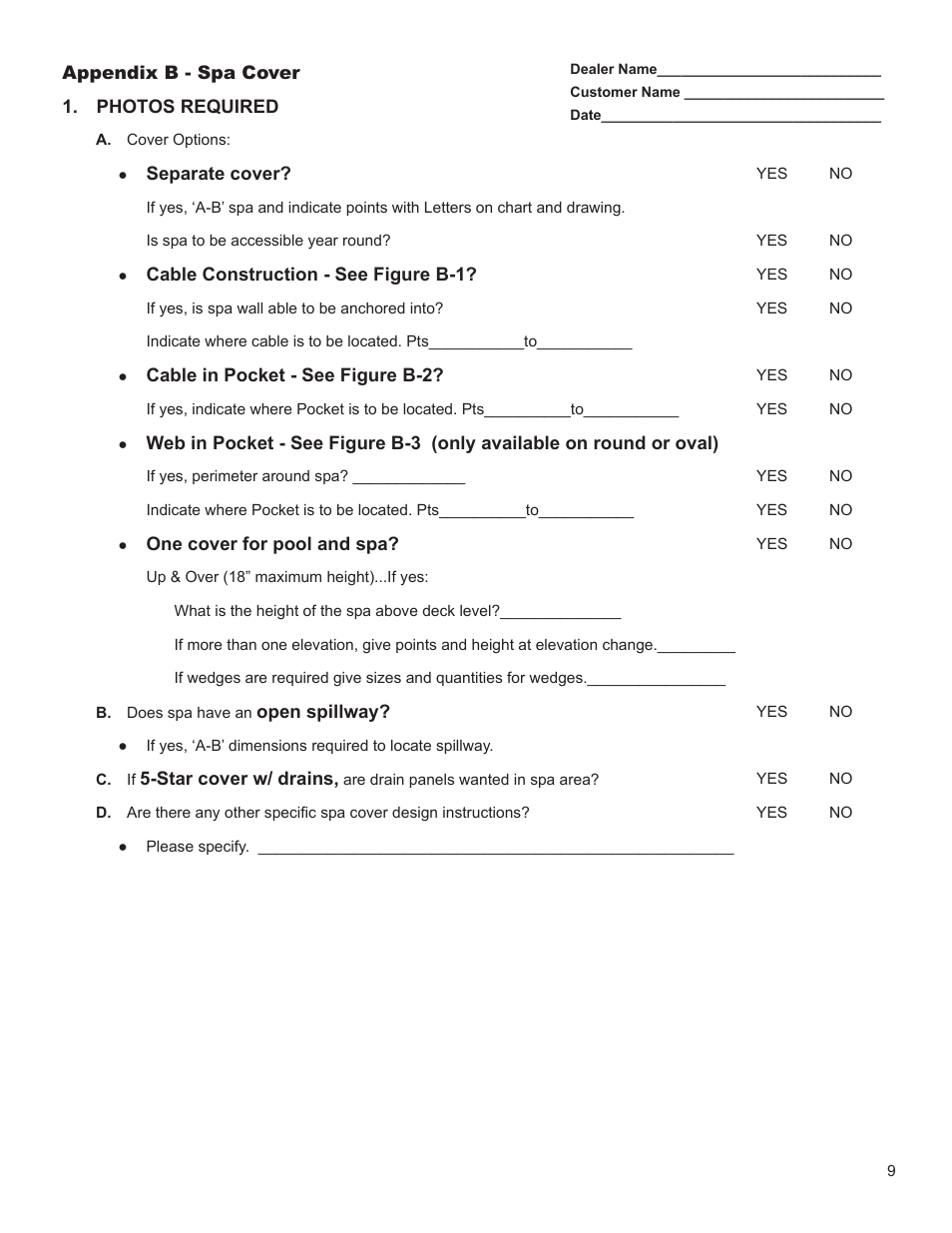 Anchor Pool Cover Measuring Instructions User Manual | Page 9 / 14