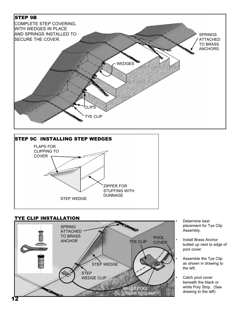 Anchor MESH POOL COVER User Manual | Page 12 / 16